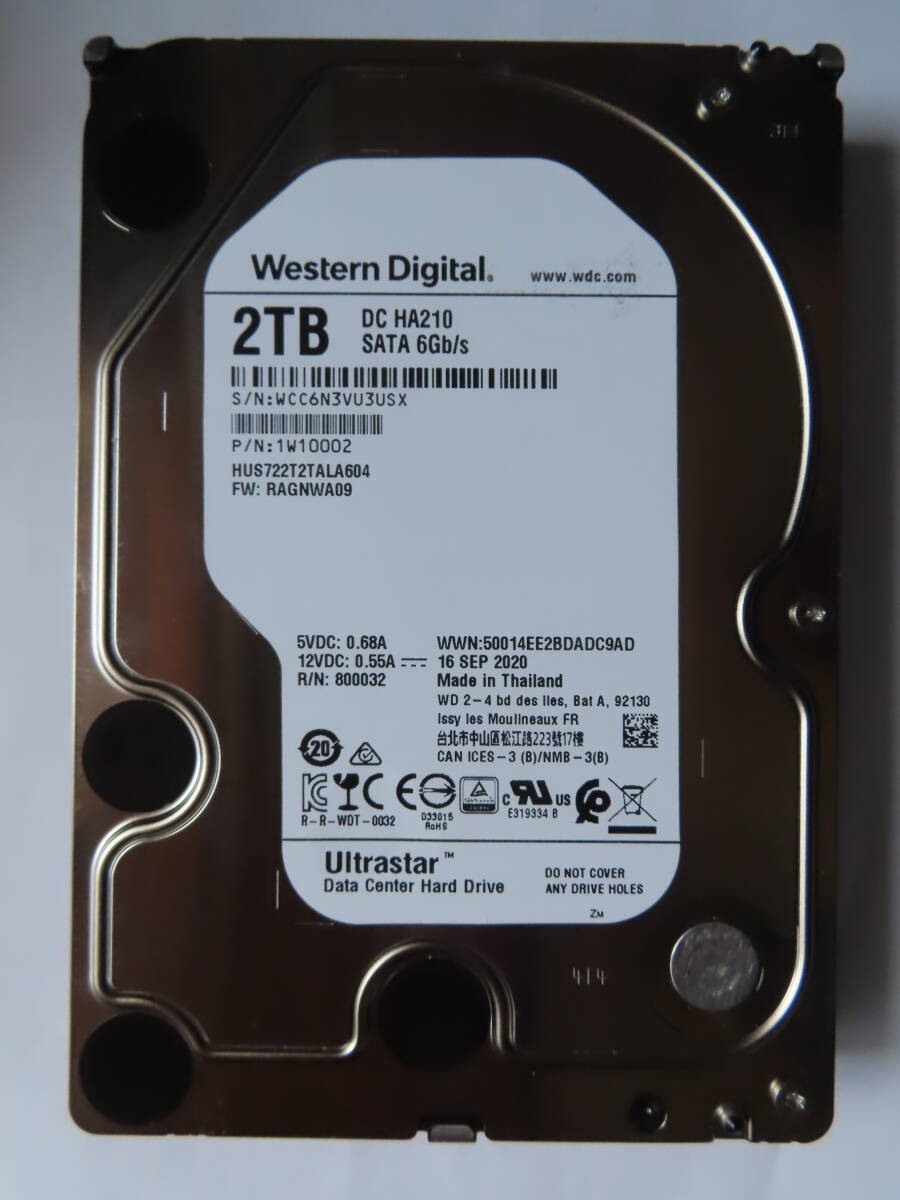 I・O DATA HDL-XR8.0 起動用 DISK Western Digital HUS722T2TALA604