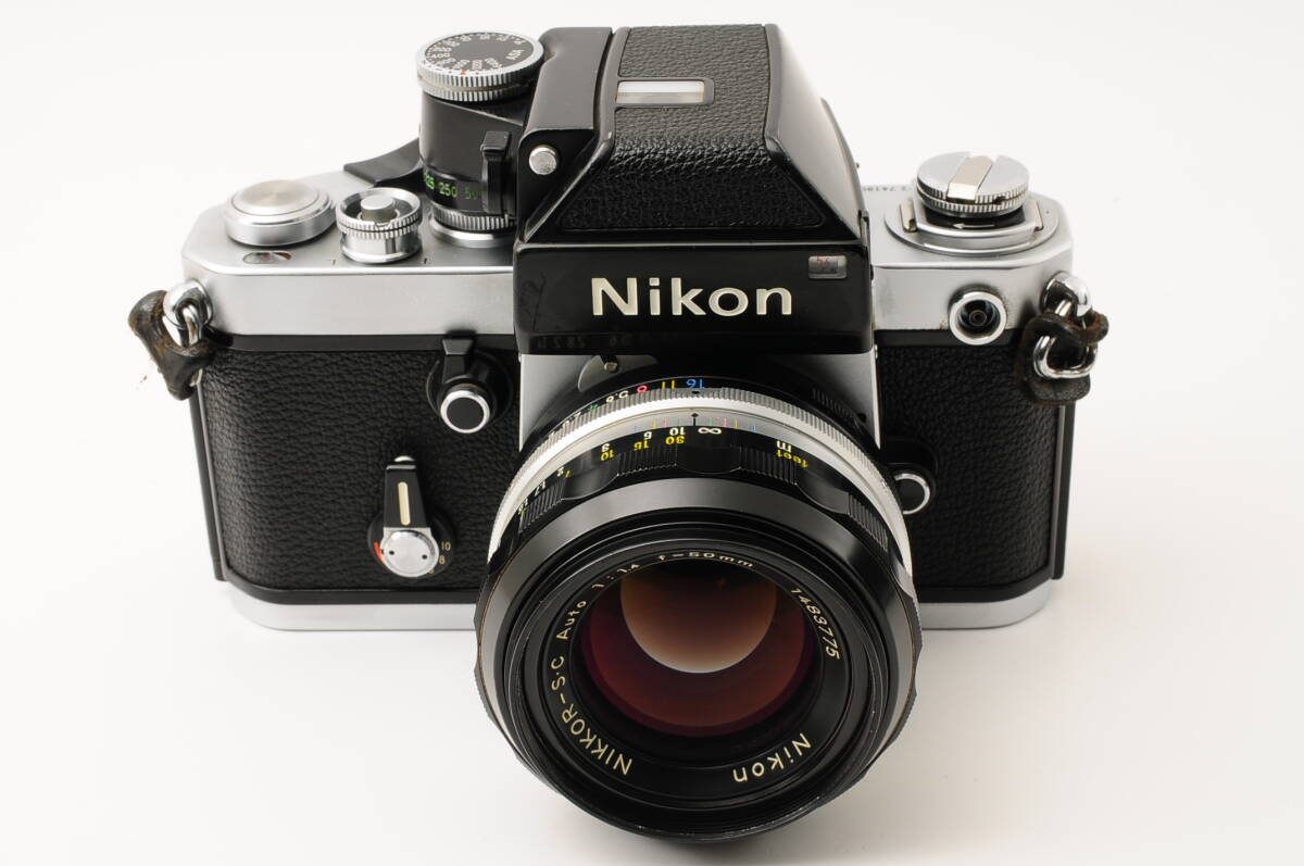 【１円スタート～】NIKON F2フォトミック シルバー　レンズセット　NIKKOR-S.C Auto 50mm f1.4