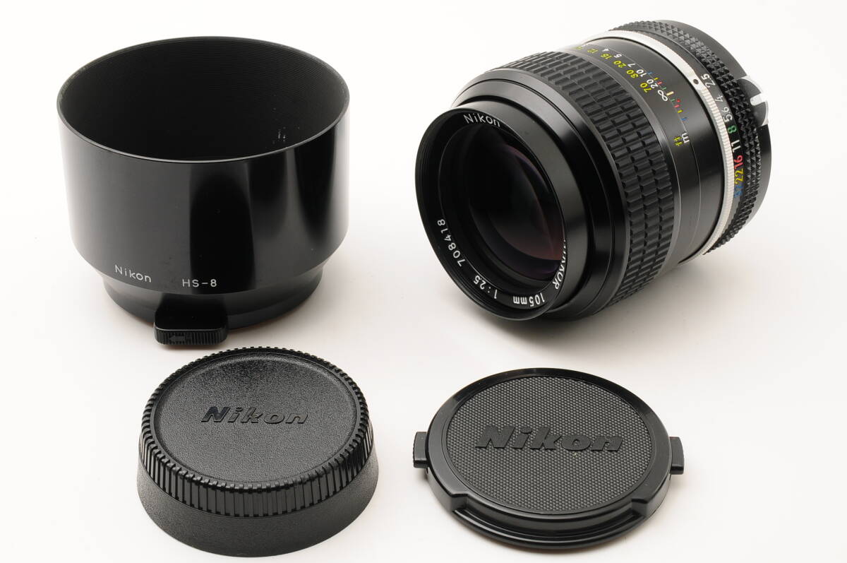 NIKKOR 105mm F2.5 非Ai カメラ レンズ 1円スタート ニコン　＃15