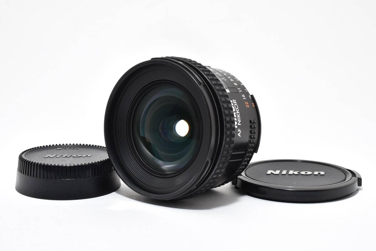 #5208 【超広角20mm・動作良好】 Nikon AF Nikkor 20mm F2.8 ★希少な初期型・フルサイズ対応★ ニコン 単焦点レンズ・実用機