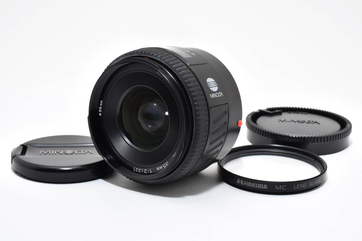 #5210 【隠れた銘玉・NEWモデル】 MINOLTA AF 35mm F2 NEW ★動作OK・くもりありのため格安★ ミノルタ 単焦点レンズ・実用機