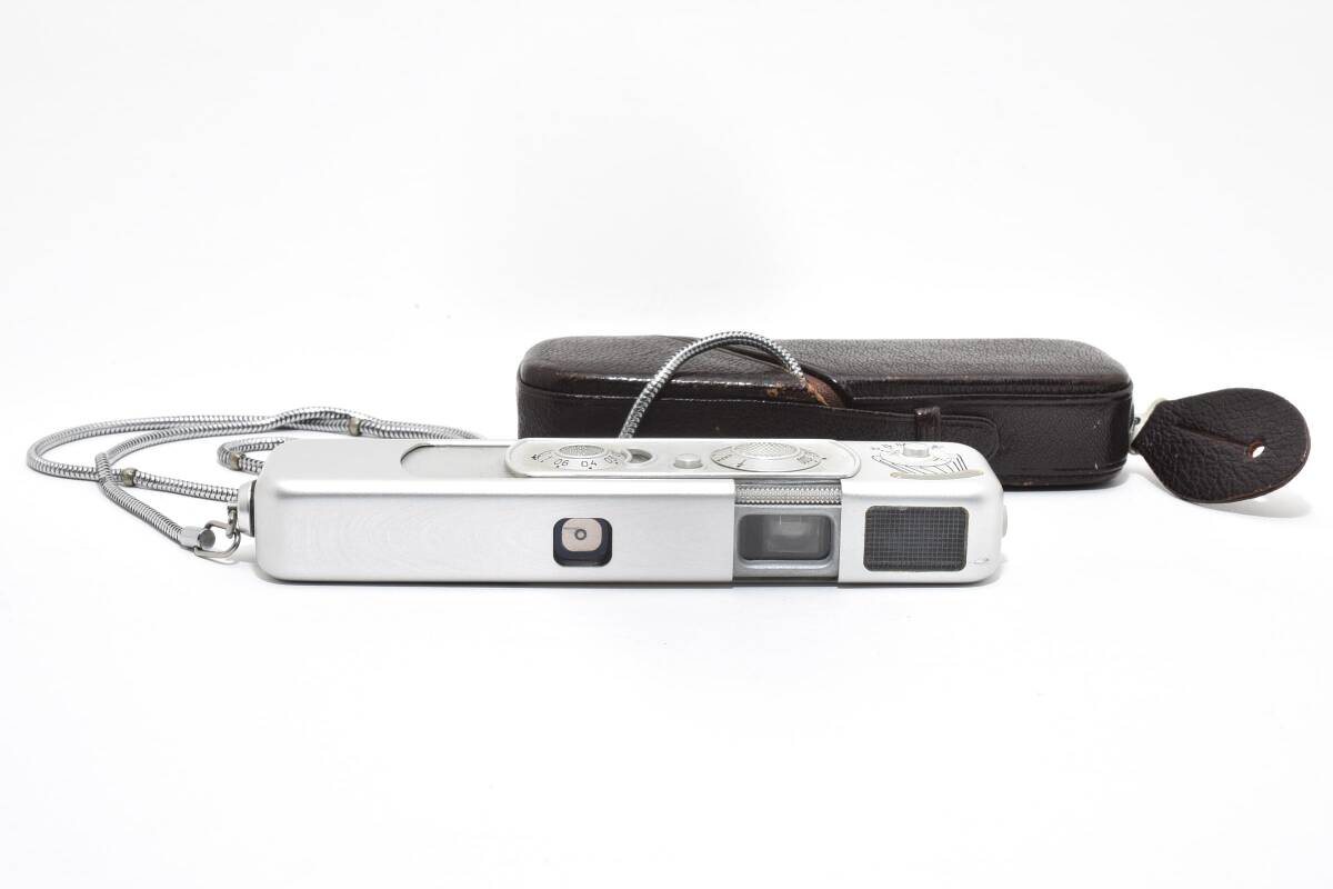 #5211 【スパイカメラの名機】 MINOX B シルバー ミノックス ★Complan 15mm F3.5搭載・ケース付★ クラシックカメラ・現状品