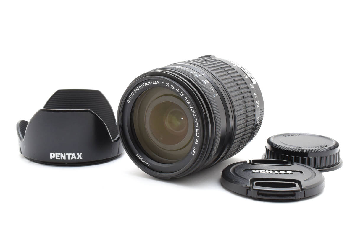 #5213 【これ一本で広角?望遠まで】 PENTAX DA 18-250mm F3.5-6.3 ED AL [IF] ★動作OK・フード付★ ペンタックス Kマウント 高倍率ズーム