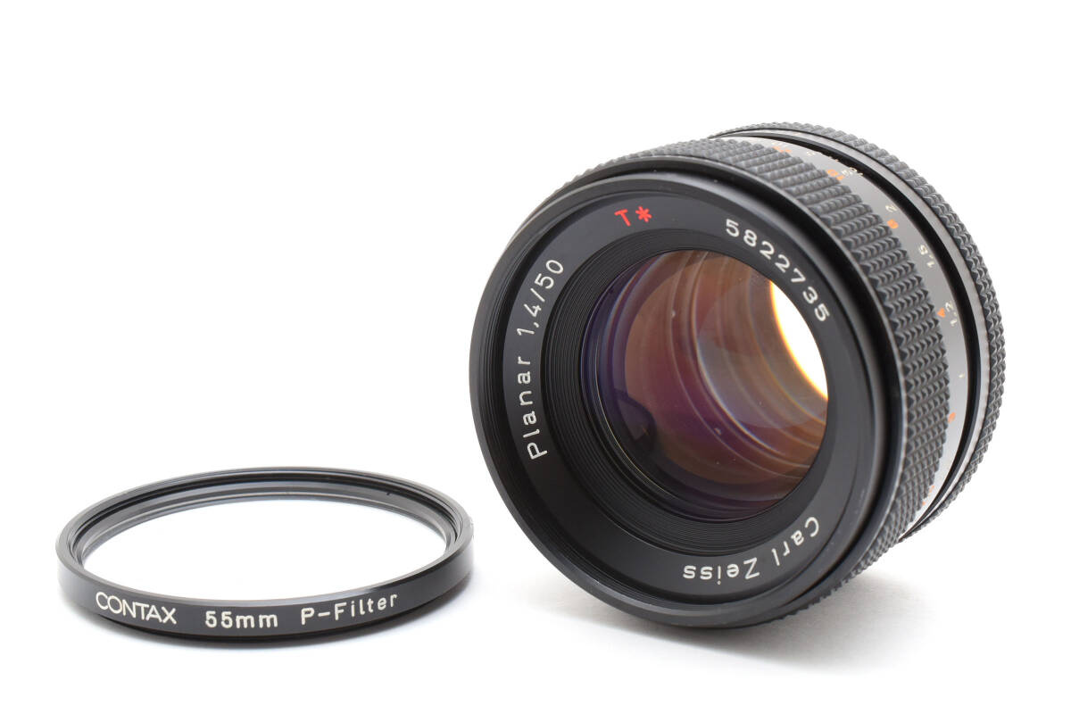 #5219 【標準レンズ】 CONTAX Carl Zeiss Planar 50mm F1.4 AEJ T ★動作OK・光学僅かな難あり★ コンタックス ツァイス プラナー*
