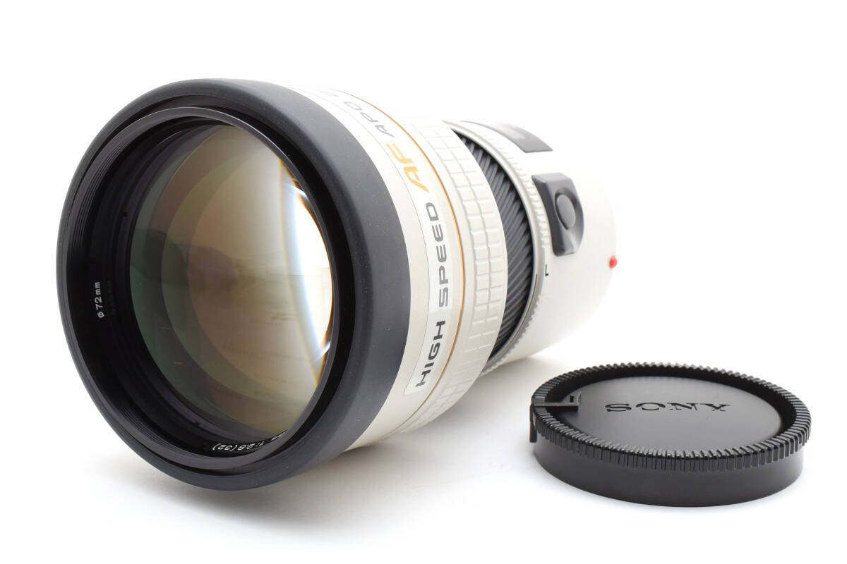 #5231 【極上品・ハイスピード】 MINOLTA AF 200mm F2.8 APO G High-Speed ★動作OK・白レンズ★ ミノルタ 単焦点 望遠レンズ