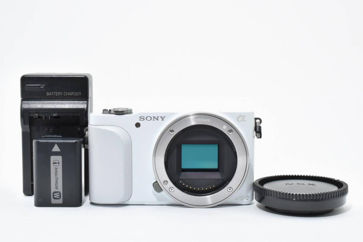 #5245 【超小型・自撮りOK】 SONY NEX-3N ボディ ホワイト ★撮影可・レンズエラー発生につき格安★ ソニー ミラーレス一眼 ジャンク品