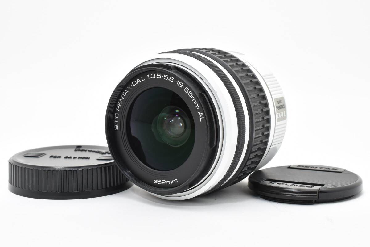 #5251 【防滴仕様・希少ホワイト】 PENTAX DA L 18-55mm F3.5-5.6 AL WR ★動作OK・実用品★ ペンタックス 標準ズームレンズ