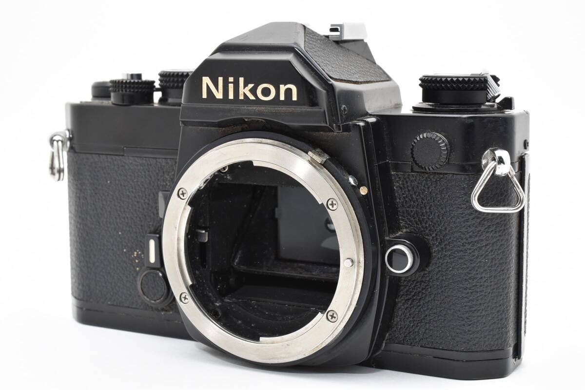 #5259 【フルメカニカル・動作OK】 Nikon FM ブラック ★シャッター全速・通電OK★ ニコン フィルムカメラ 実用品