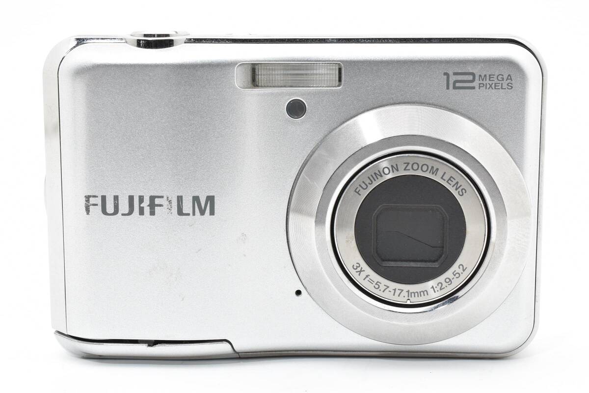 #5261 【単三電池対応・動作OK】 FUJIFILM FinePix AV130 ★エモい写り・簡単操作★ 富士フイルム コンデジ シルバー
