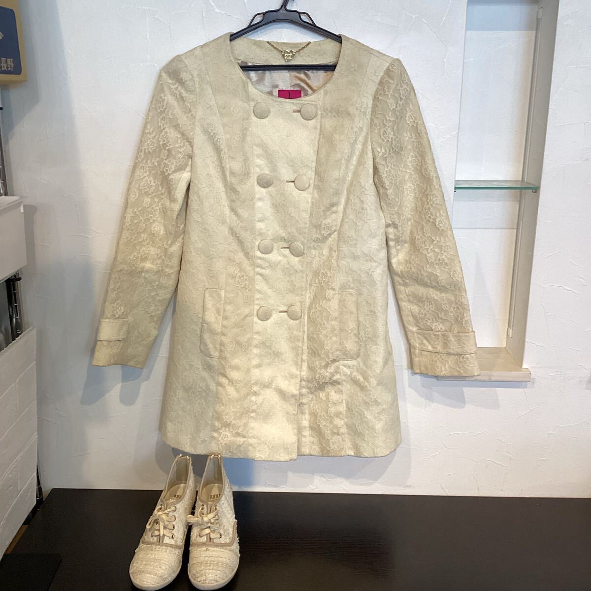 中古品　アナスイ　ANNASUI ジャケット サイズ2 靴 サイズ3 1/2 服　靴