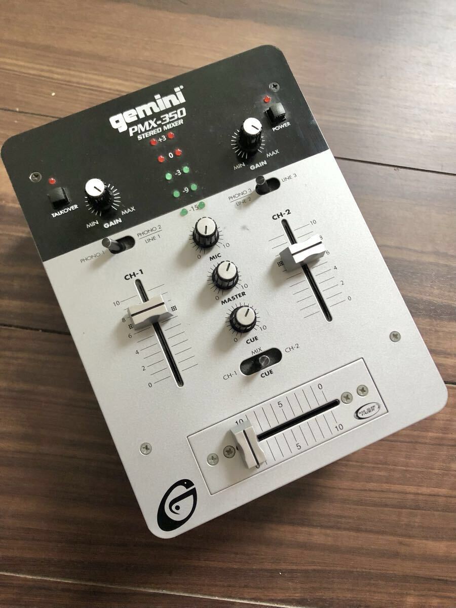 美品 ジェミナイ gemini PMX-350 DJミキサジェミニ DJ