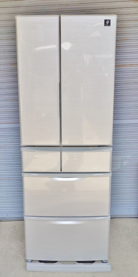 SHARP シャープ ノンフロン冷凍冷蔵庫 SJ-XF47B-S 冷蔵庫 内容積465L 大型冷蔵庫 50/60Hz 冷凍庫 冷凍冷蔵庫 家庭用