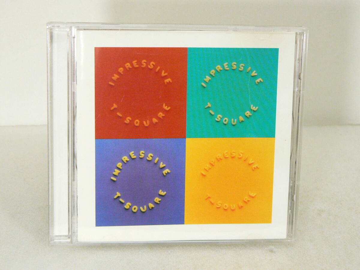 CD「T-SQUARE/インプレッシブ IMPRESSIVE」1992 SONY SRCL 2370 STEREO ジャンク扱い X246