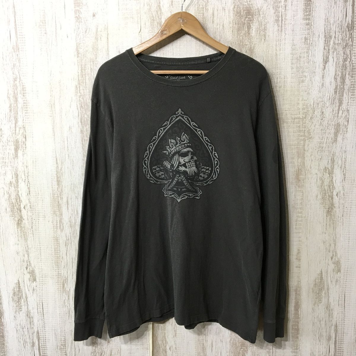 401☆【フェード感 ロングスリーブTシャツ】LUCKY BRAND ラッキーブランド ロンT XL