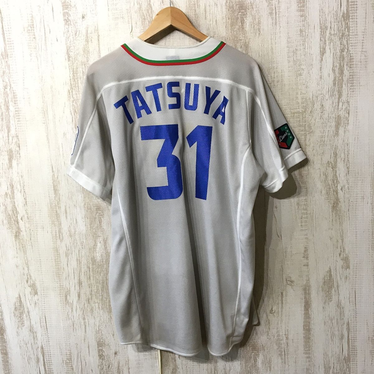 427☆【サイン入り プロ野球 西武ライオンズ 小関 竜也 31番 ユニフォーム】NIKE ナイキ L