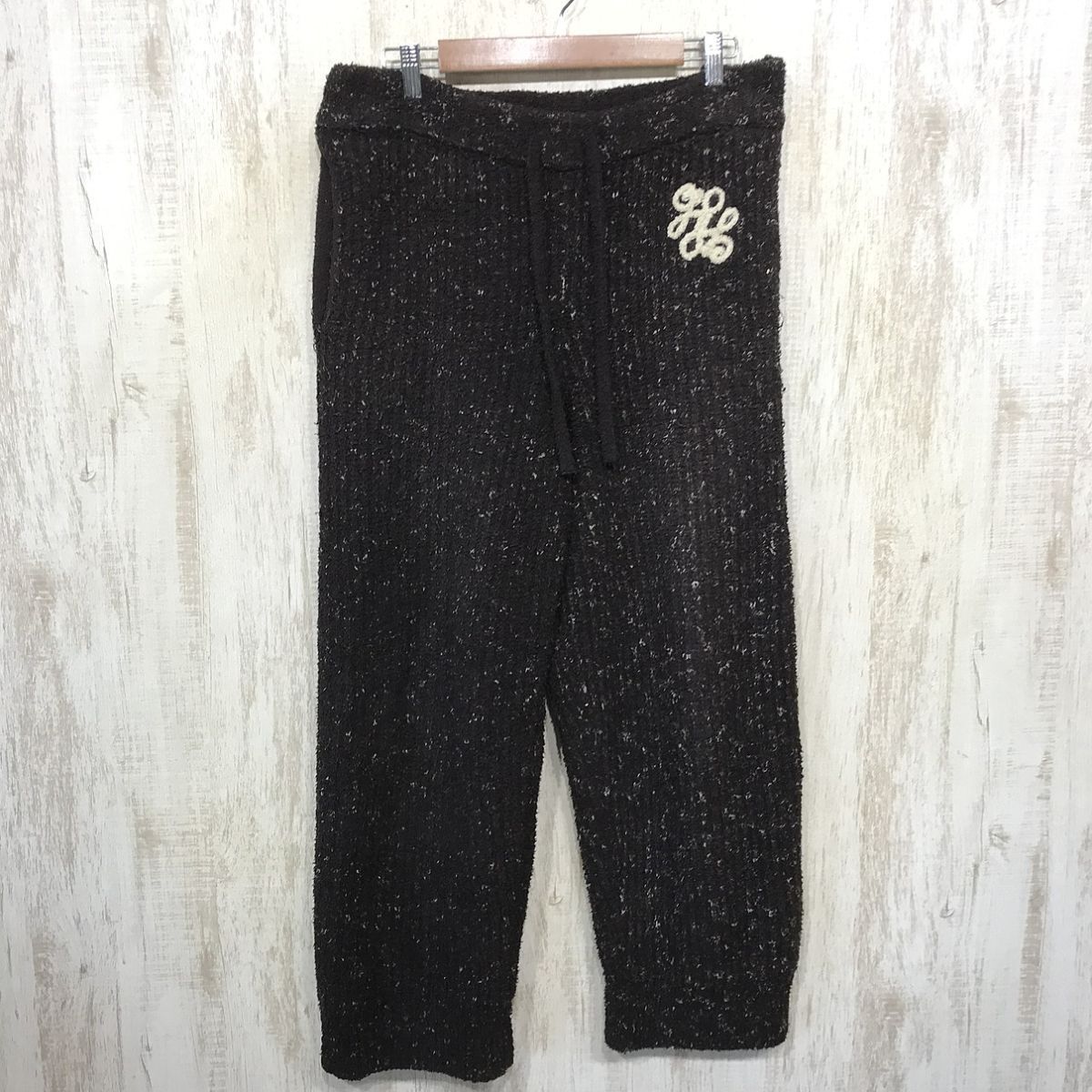 P555☆【メンズ ルームウェア イージーパンツ】GELATO PIQUE HOMME ジェラートピケ 茶 M