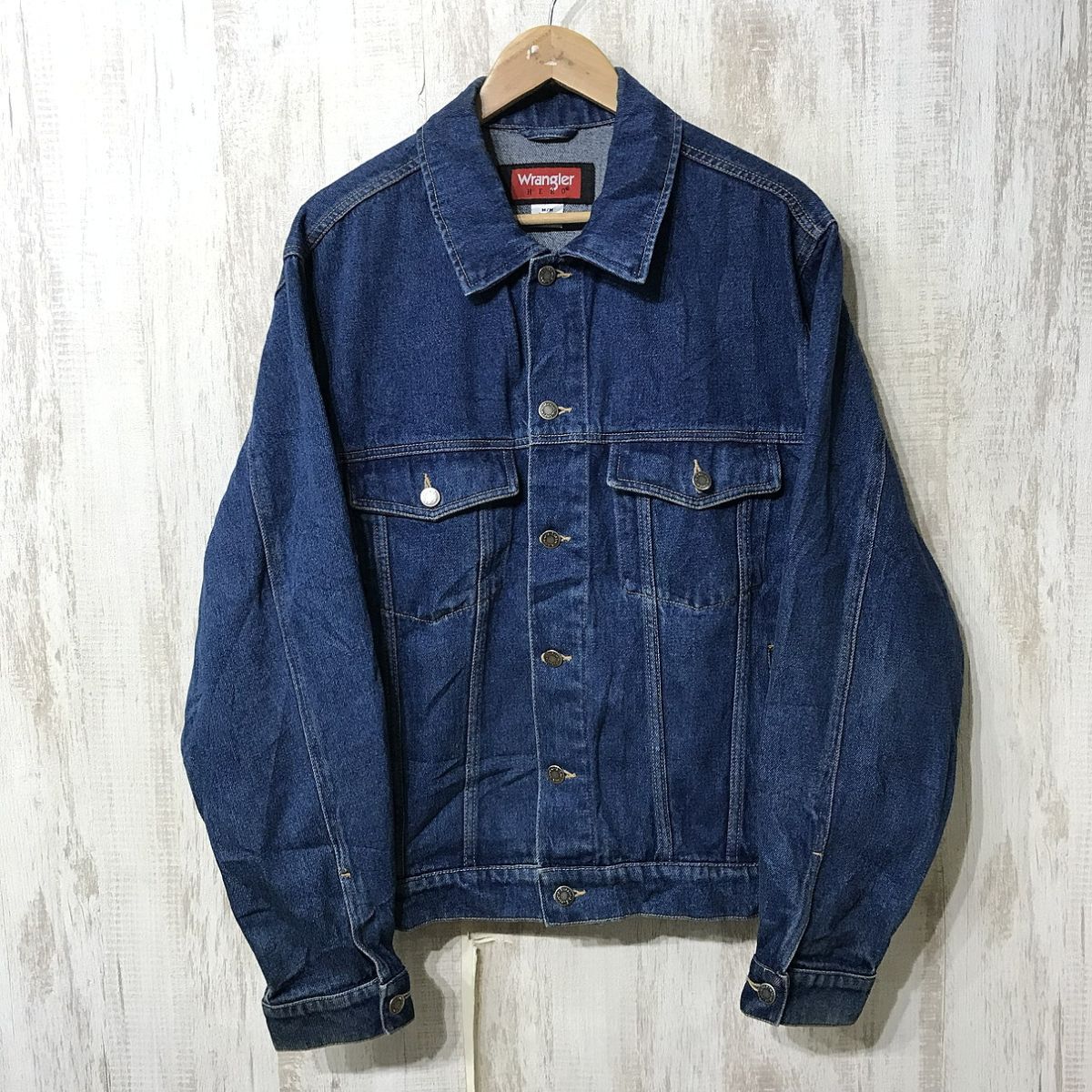 545☆【ジージャン デニムジャケット】Wrangler HERO ラングラー M