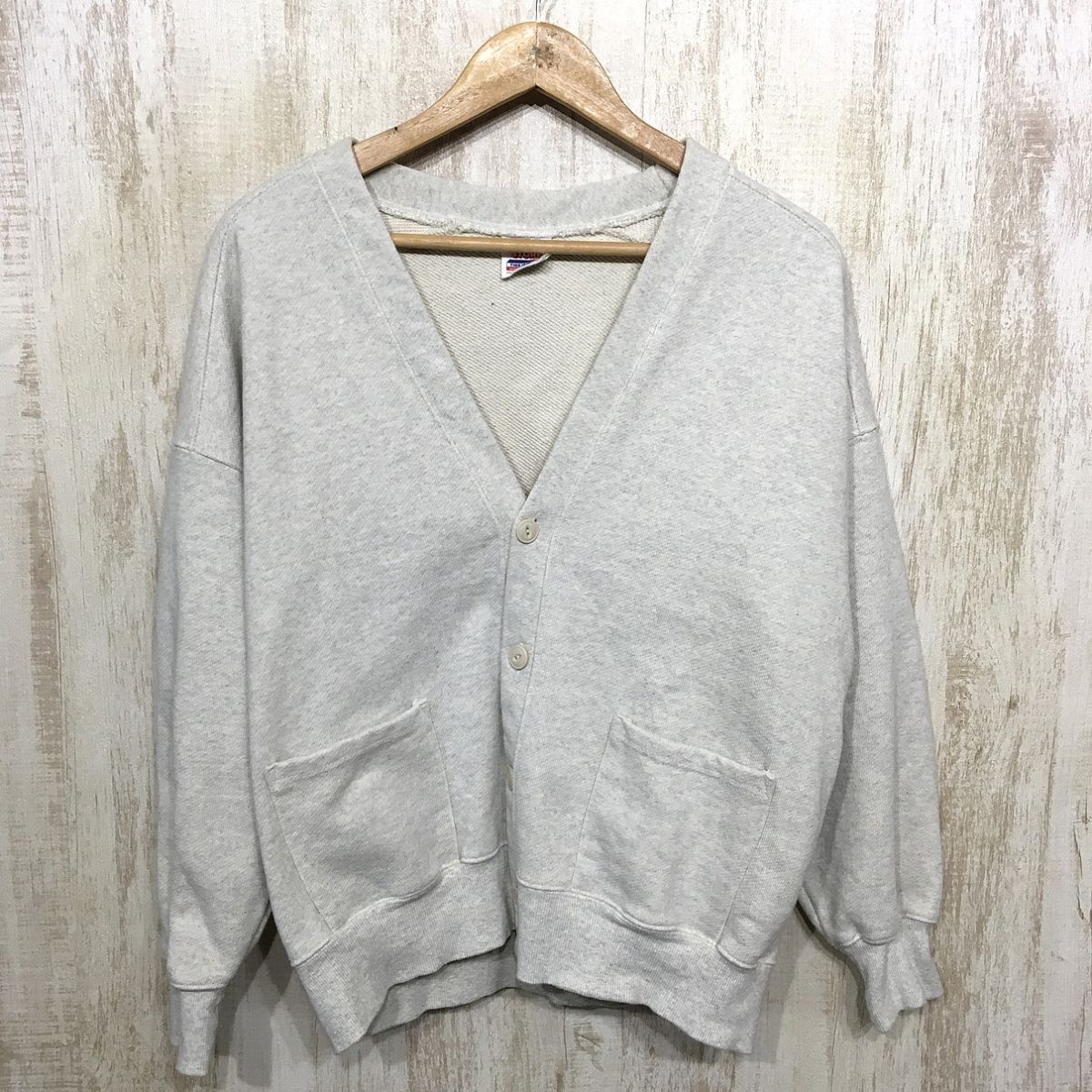 581☆【へヴィーウェイト スウェット カーディガン】FREAKS STORE フリークスストア グレー F