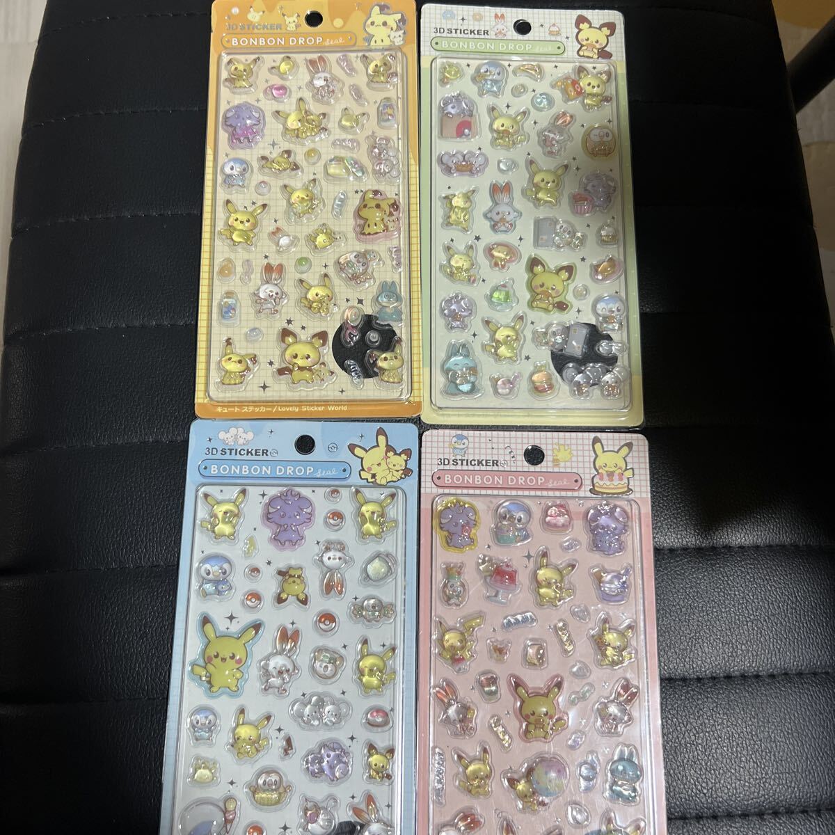 ポケモン ボンボンドロップ 3D立体シール ボンボンドロップシール シール ピカチュウ