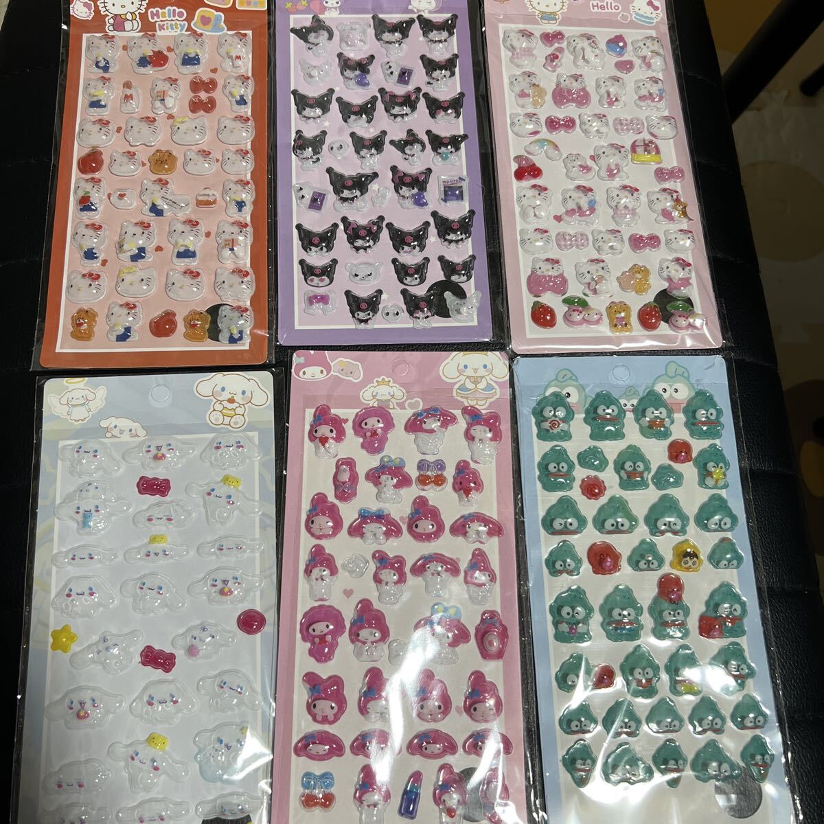 可愛いボンボンドロップシール サンリオ クロミ キティ マイメロ ハンギョドン シール