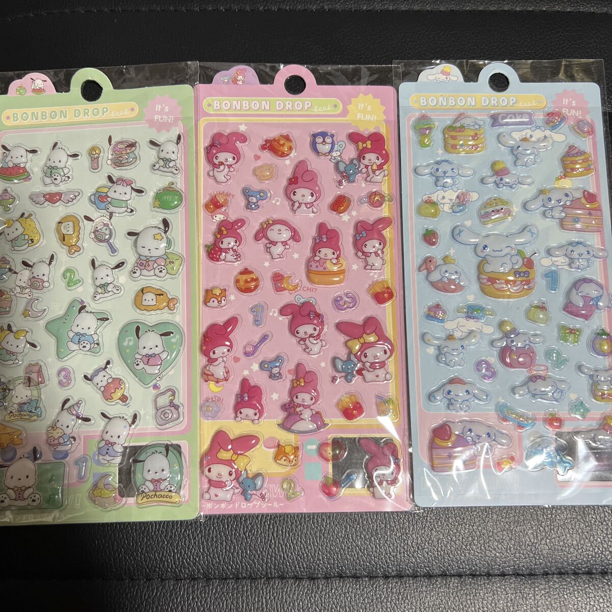 サンリオ ボンボンドロップシール マイメロ シナモロール シール