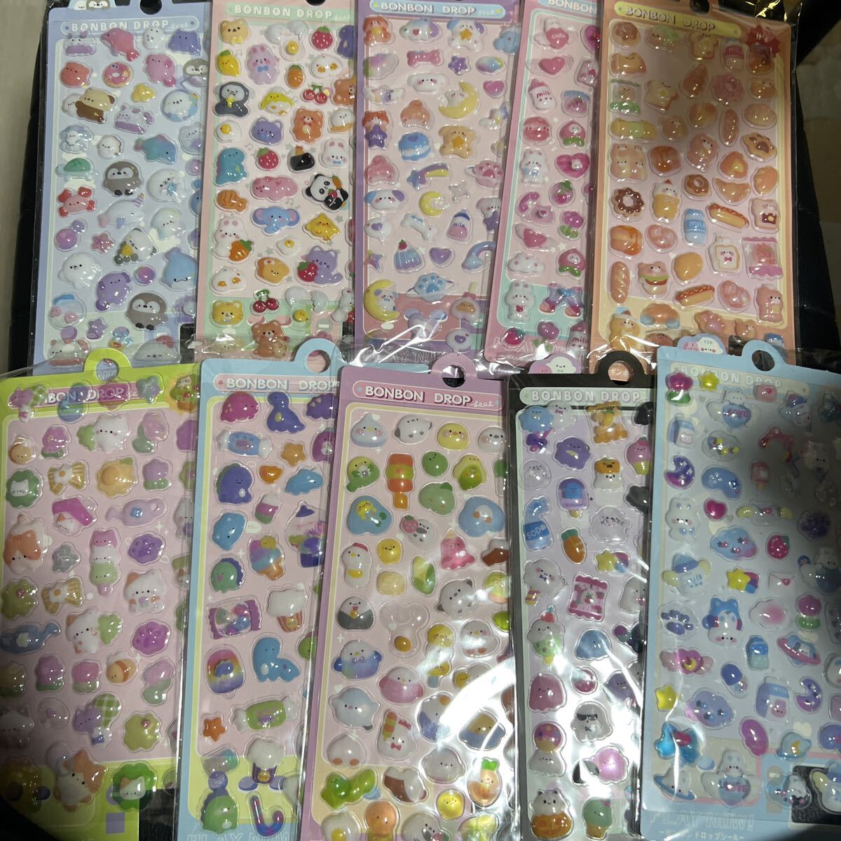 ボンボンドロップシール 可愛いシールセット デコレーション 大容量