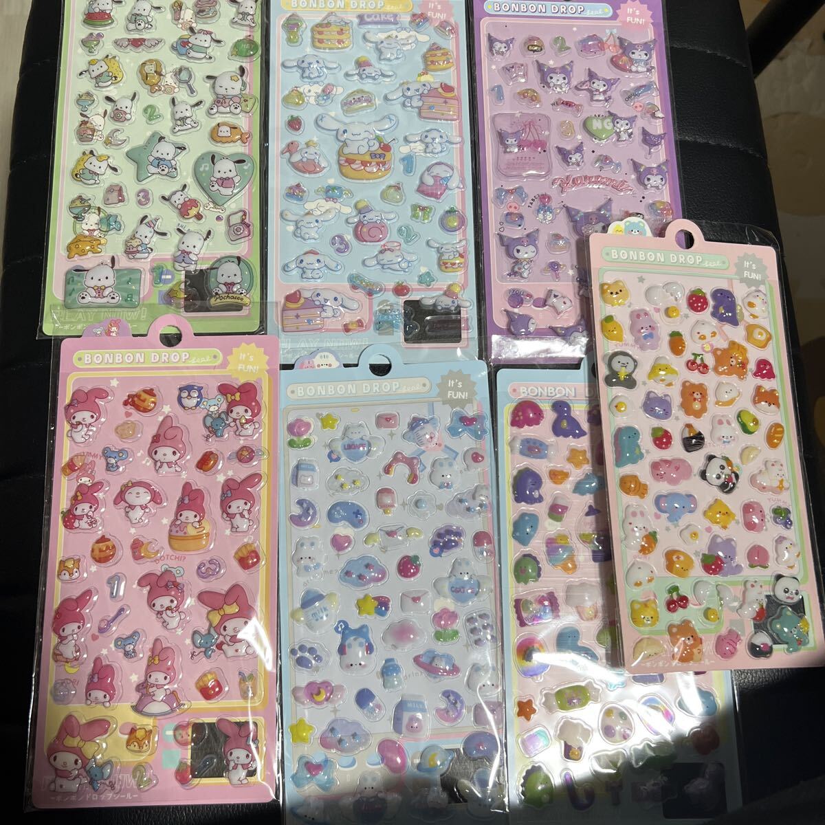 ボンボンドロップシール サンリオ シール ステッカー かわいいいっぱい