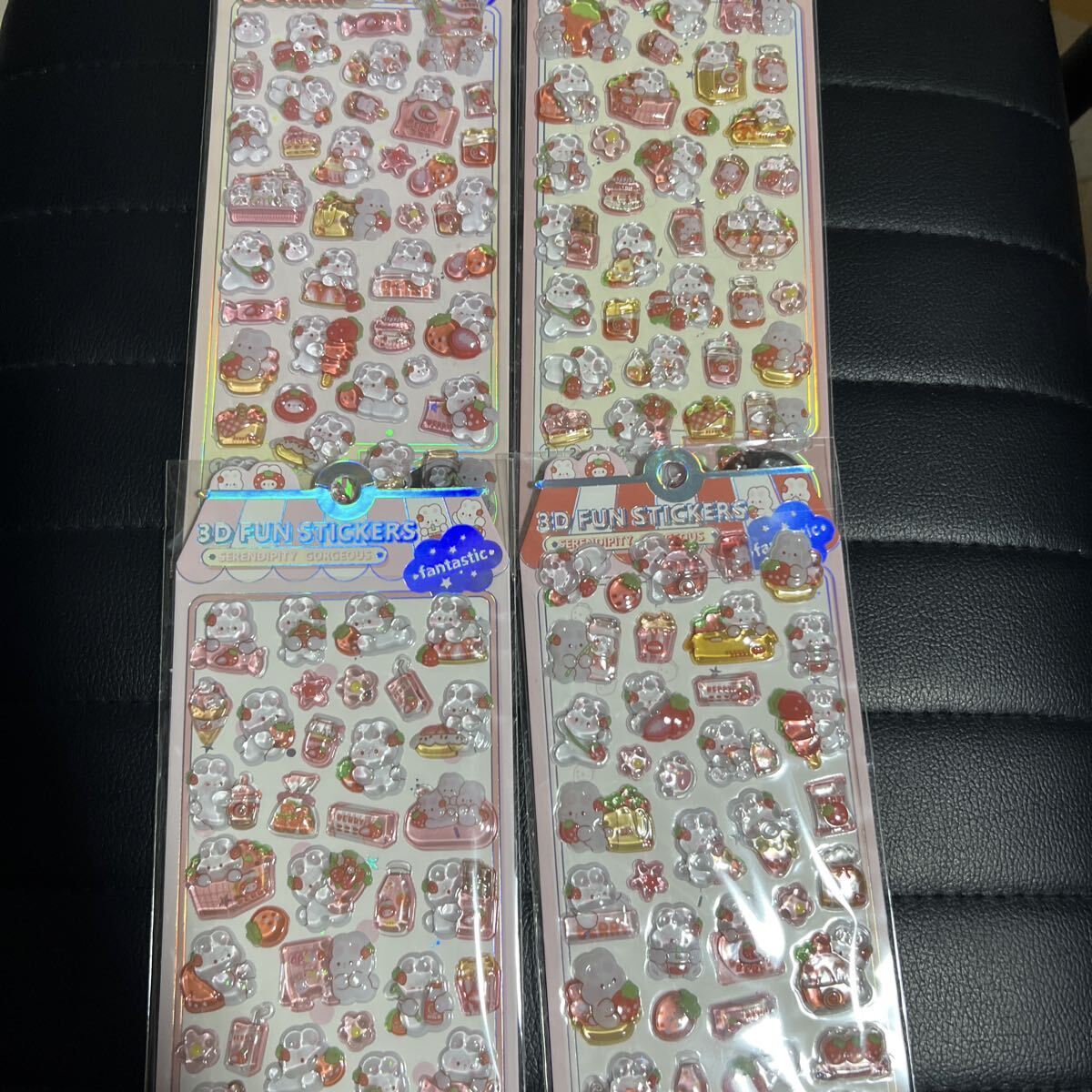 ドロップシール キャラクター いちごうさぎ