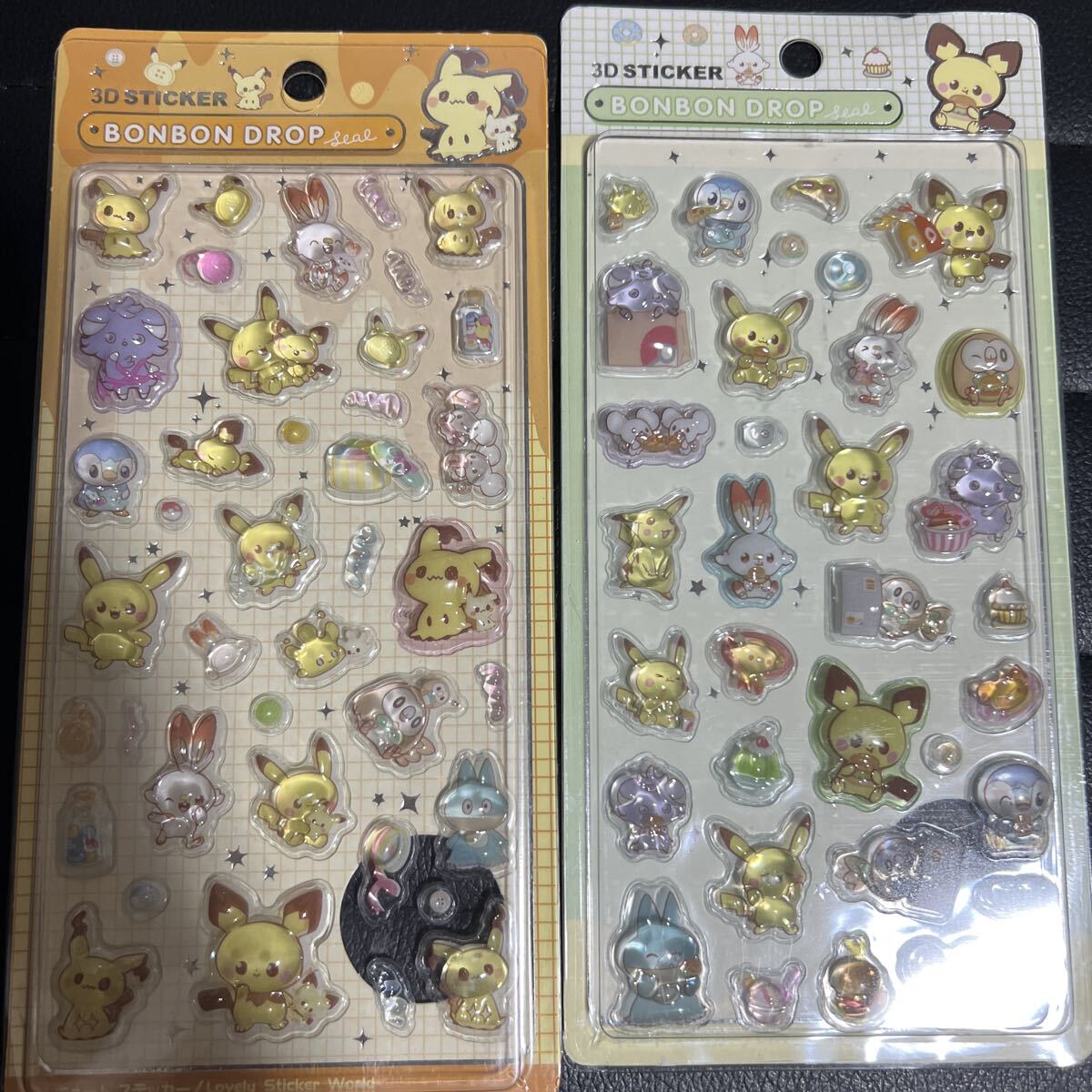 ポケモン 硬いシール ピカチュウ ポケピース ボンボンドロップシール