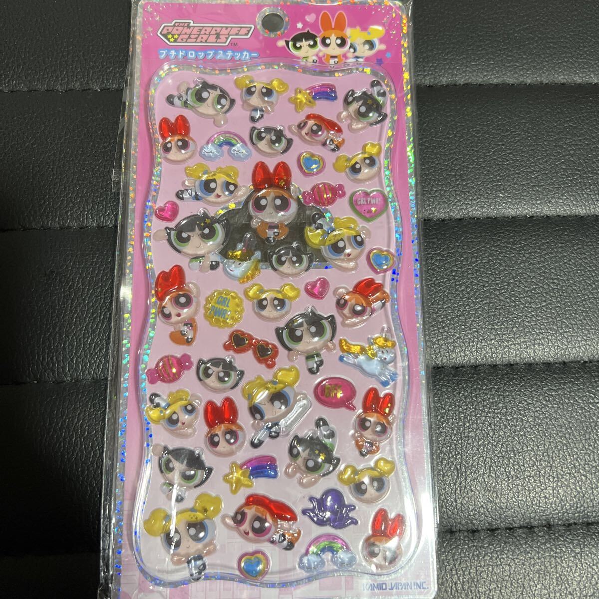 正規品パワーパフガールズ プチドロップステッカー カミオジャパン