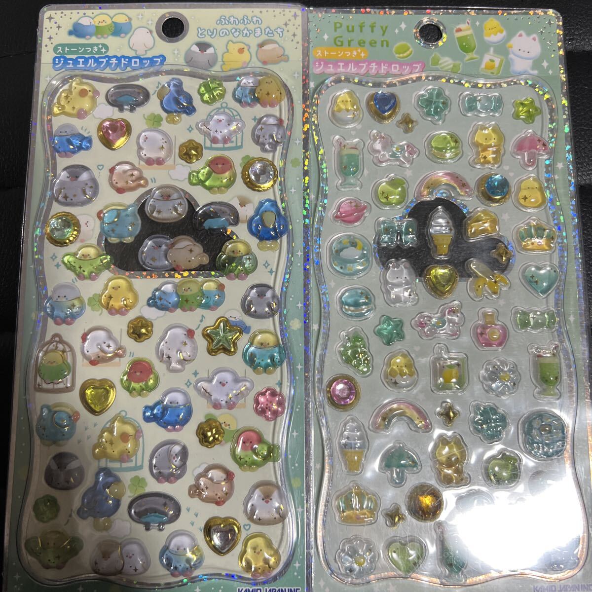 正規品ジュエルプチドロップ カミオジャパン ふわふわとりのなかまたち