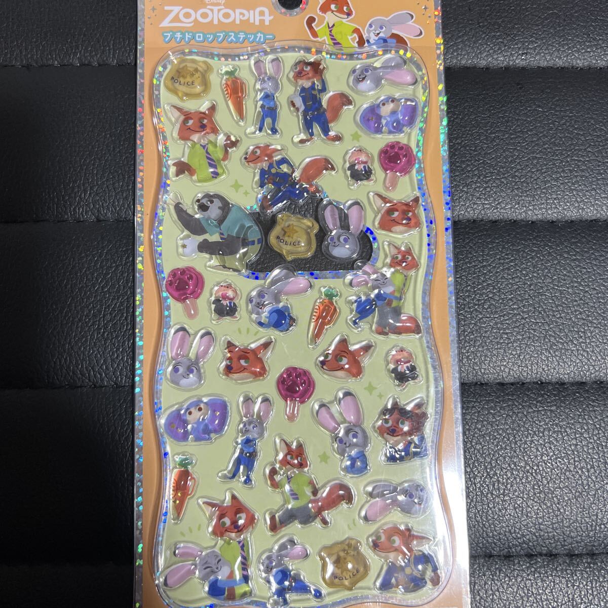 正規品ズートピア ディズニー プチドロップステッカー カミオジャパン