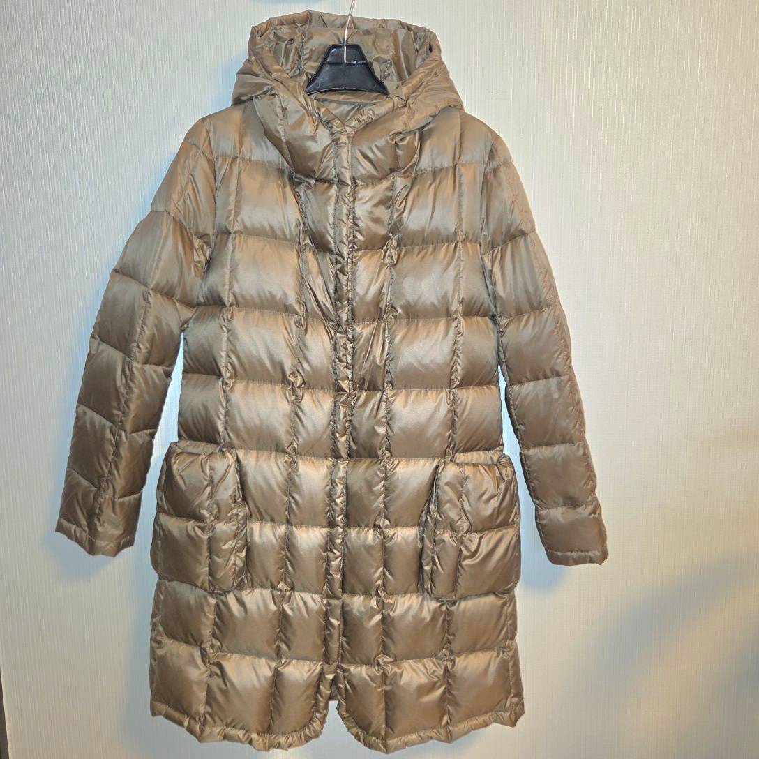 美品　MERION 光沢　ロングダウンコート 11号　ボリュームポケット