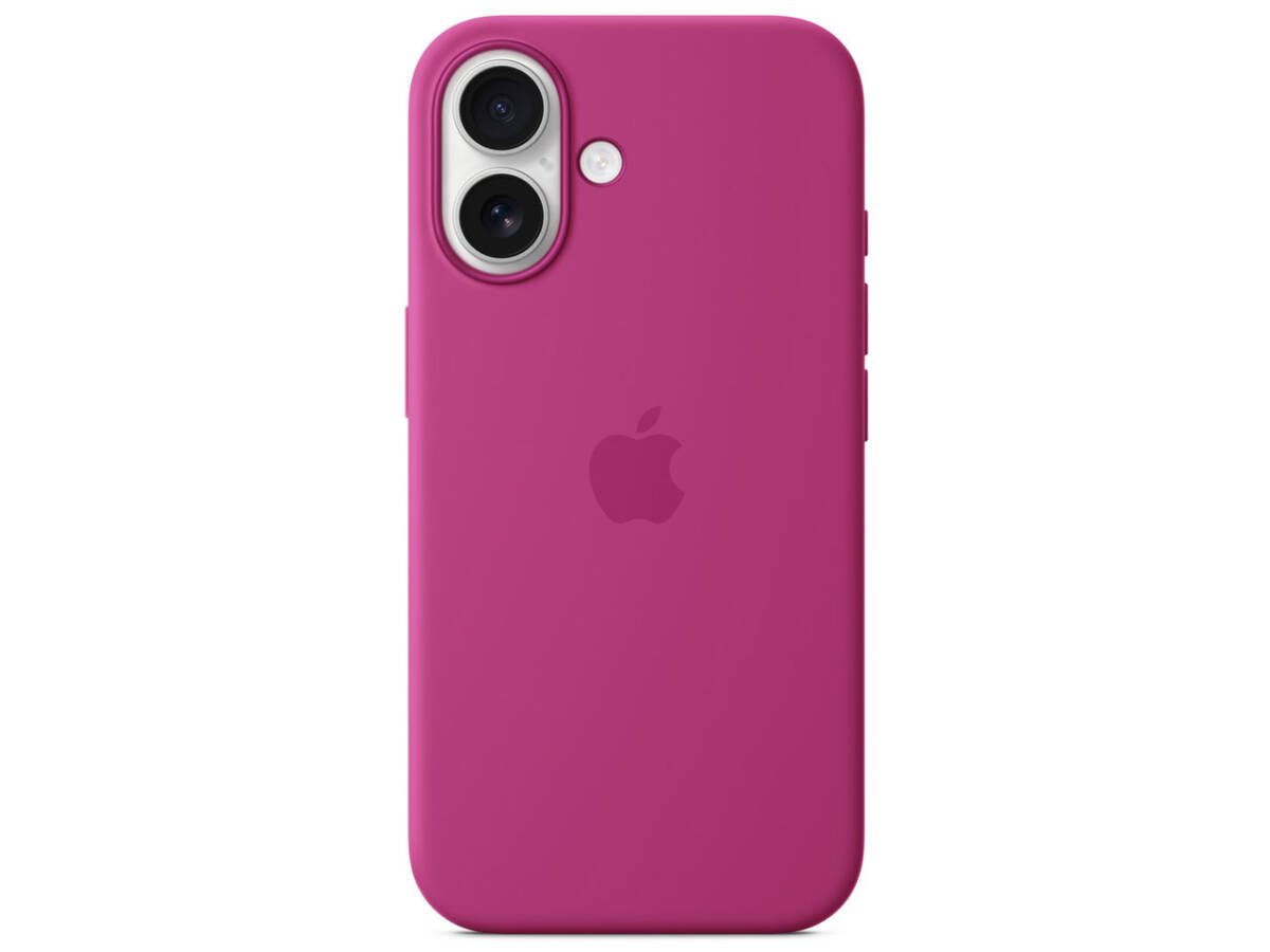 ◆新品未開封 アップル Apple MYY53FE/A （純正品）[MagSafe対応 iPhone 16 シリコーンケース - フクシア]