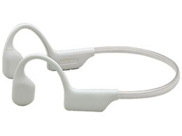◆新品未開封 たのしいかいしゃ 骨伝導イヤホン TA-SR1 MWH [ワイヤレス(ネックバンド) /耳かけ型/SKULL RESOUND/ムーンホワイト] 保証付 2
