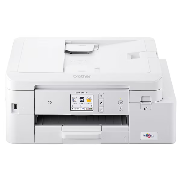 ◆新品未開封 ブラザー brother A4インクジェット複合機 PRIVIO（プリビオ）DCP-J4143N [大容量ファーストタンク/Wi-Fi、有線LANも] 保証付