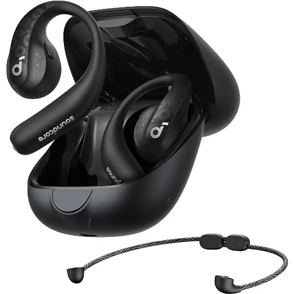 ◆新品未開封 Anker（アンカー）完全ワイヤレスイヤホン Soundcore AeroFit Pro 【A3871N11】 [スポーツにも最適なProモデル／黒色] 保証付