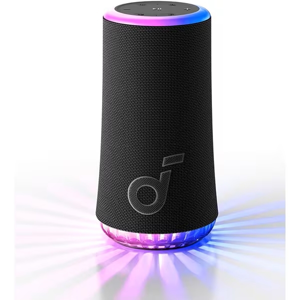 ◆新品未開封 Anker（アンカー） Bluetoothスピーカー Soundcore Glow ブラック A3166011 [360°サウンド/IP67防水防塵] 保証付