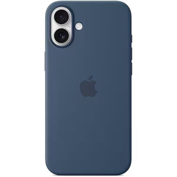 ◆新品未開封 アップル Apple MYYA3FE/A（純正品） [MagSafe対応 iPhone 16 Plus シリコーンケース - デニム]　