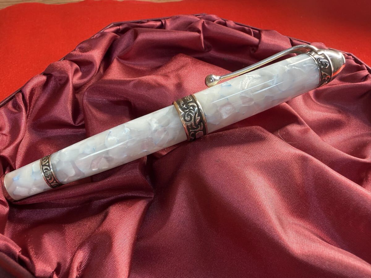 【J011】AURORA アウロラ 万年筆 リミテッドエディション オチェアーノ・アルティコ F 限定 480本