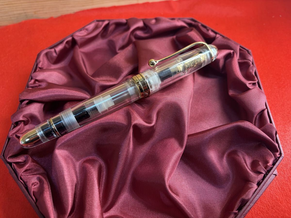 【J025】AURORA アウロラ 万年筆 アウロラ 88 デモンストレーター 18K ジャンク