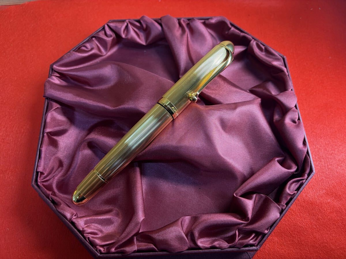 【J028】AURORA アウロラ 万年筆 アウロラ 88 14K 