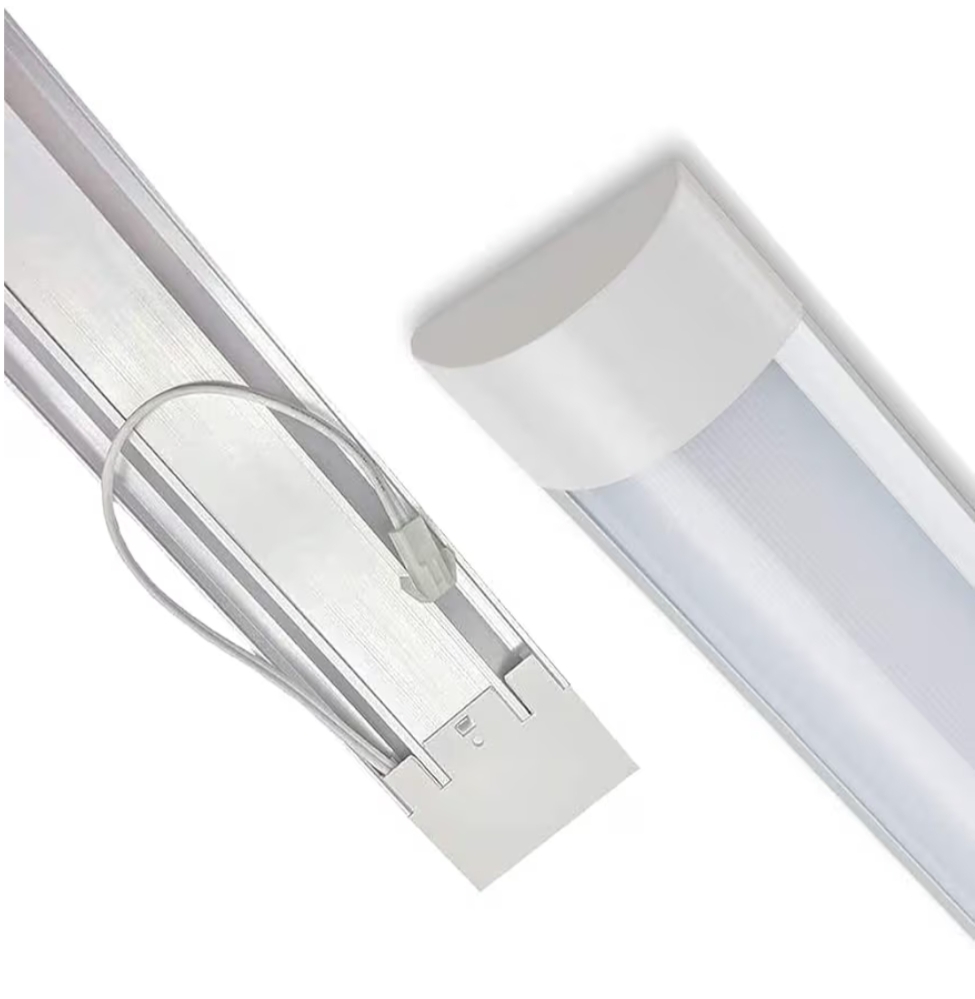 ★新品未使用★送料無料★ LED ベースライト LED蛍光灯 20W型 器具一体型 60cm 2本相当 直付 2200LM 100V用 薄型 昼白色 5500k 約40000時間