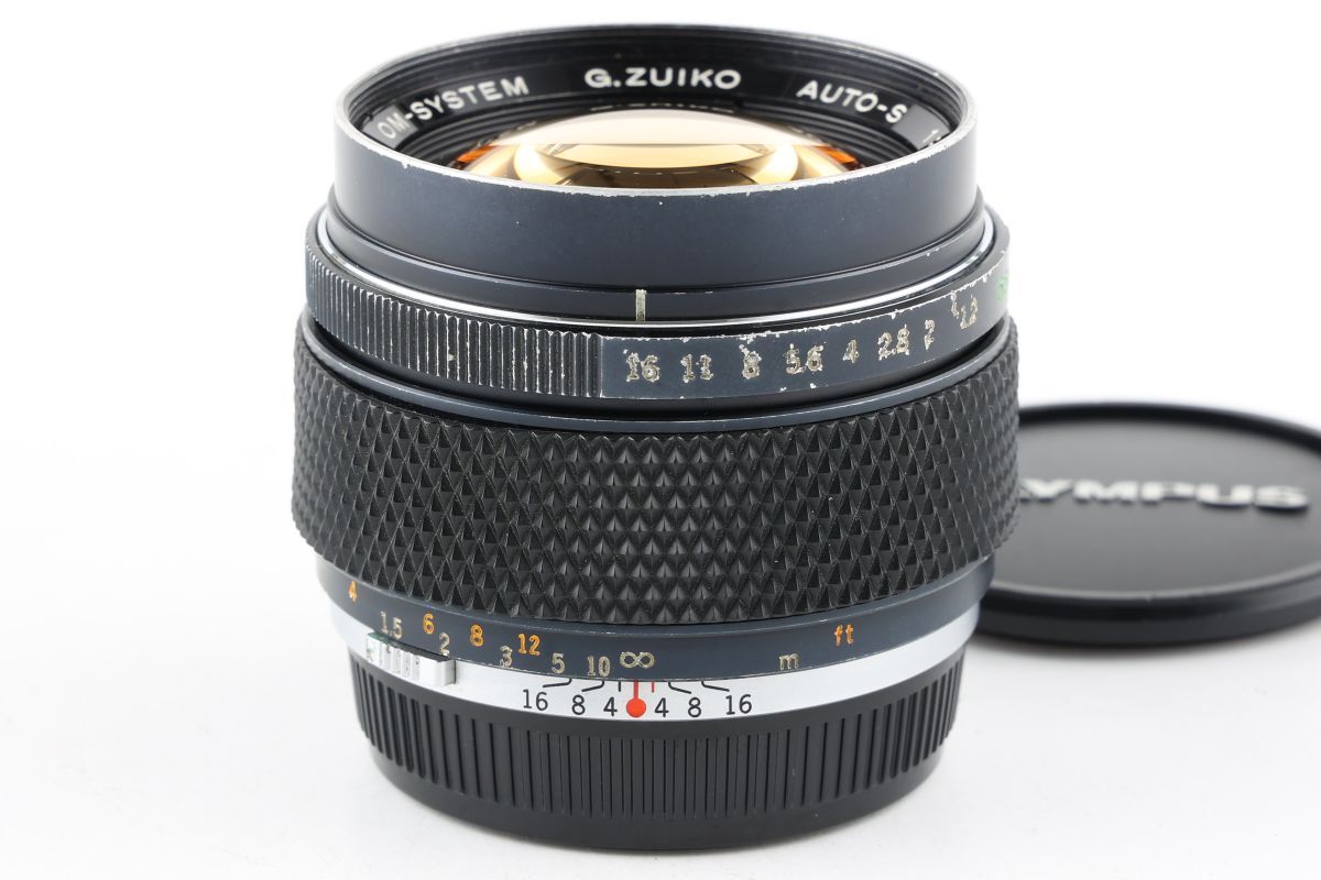 【かめらや】4398 OLYMPUS G.ZUIKO AUTO-S 55mm F1.2 単焦点 大口径レンズ OMマウント