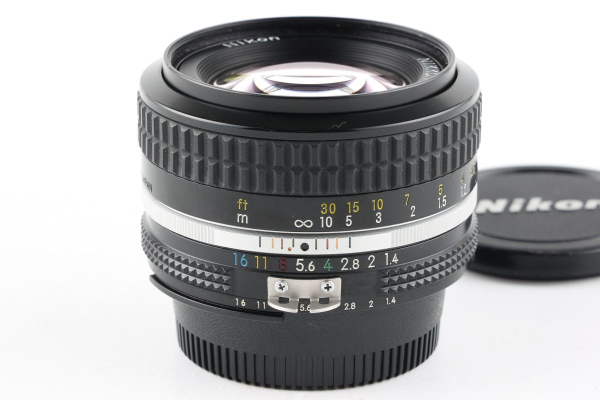 【かめらや】4389 Nikon Ai NIKKOR 50mm F1.4 単焦点 標準レンズ Fマウント