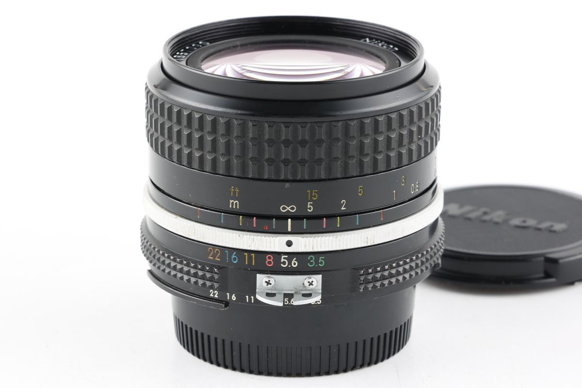【かめらや】4427 Nikon Ai NIKKOR 28mm F3.5 単焦点 広角レンズ Fマウント