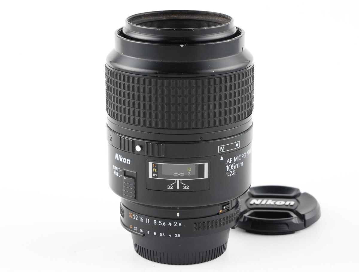 【かめらや】4455 Nikon AF MICRO NIKKOR 105mm F2.8 単焦点 マクロレンズ Fマウント
