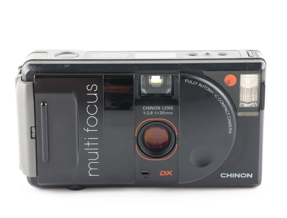 【かめらや】4424 CHINON multi focus 35mm F2.8 単焦点 コンパクトカメラ