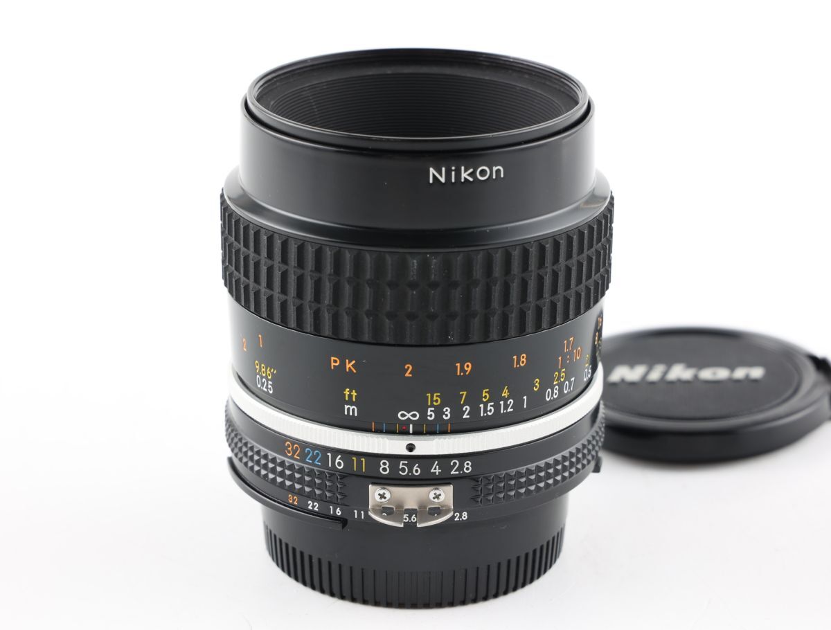 【かめらや】4418 Nikon Ai Micro-NIKKOR 55mm F2.8S Ai-S 単焦点 マクロレンズ Fマウント