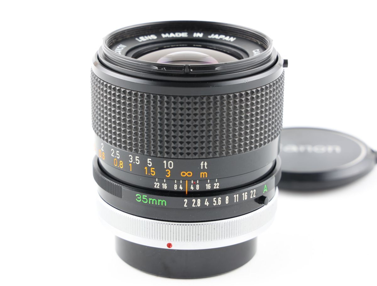 【かめらや】4417 Canon FD 35mm F2 S.S.C. 単焦点 広角レンズ FDマウント